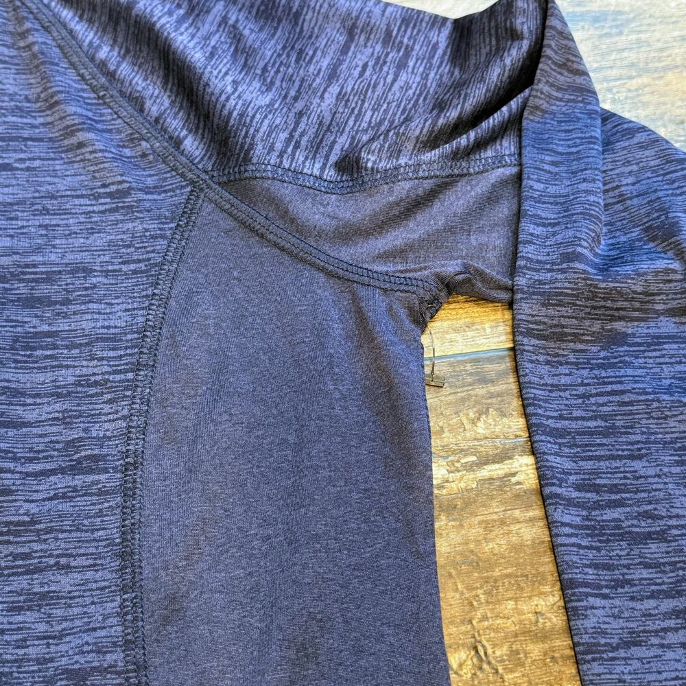 Head Pullover Womens Small Blue 1/4 Zip Long Sleeve Performance Thumbholes NEW - Picture 14 of 16